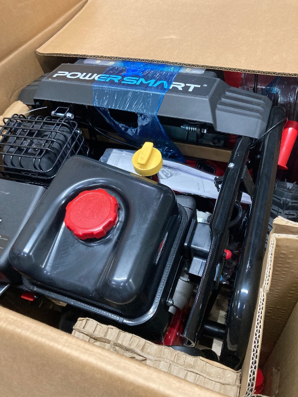 Photo 1 of PowerSmart Snow Blower, 24-Inch Gas Powered by B&S 208cc Engine, 120V Electric Start, 13-Inch Snow Tires, Handle Warmer, Two-Stage Snow Blowers with LED Lights