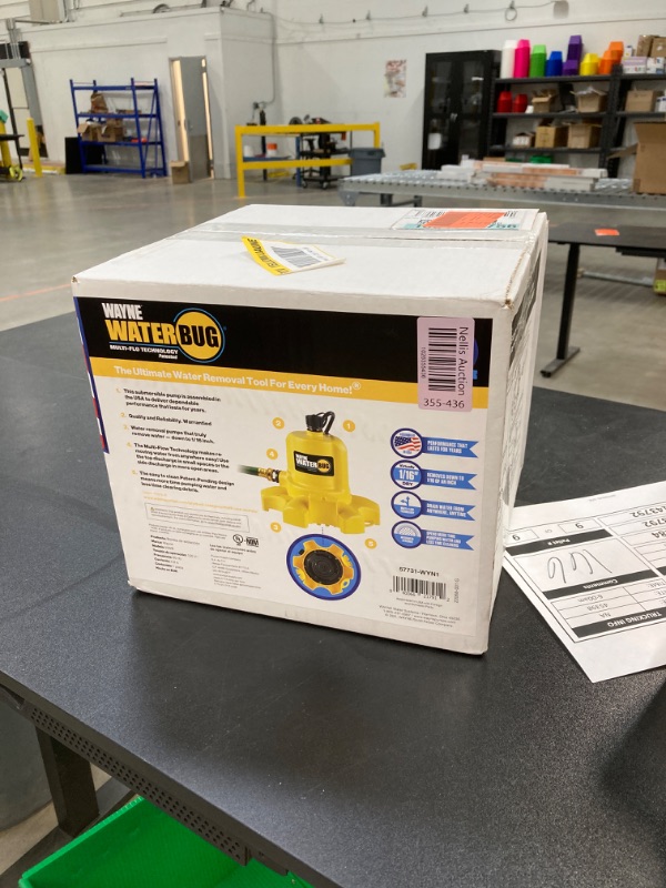 Photo 1 of 0.16 hp. WaterBUG Submersible Utility Pump with Multi-Flo Technology
