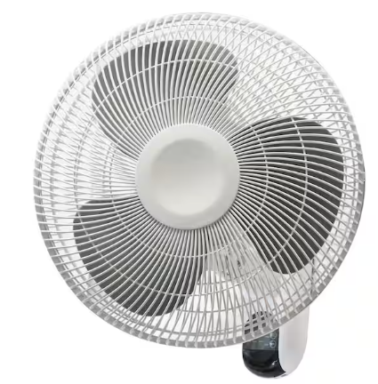 Photo 1 of 16 in. Indoor Wall Mount Fan with Remote
