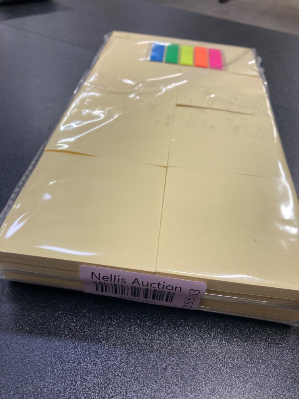 Photo 1 of (16 Pack) Sticky Notes 3x3 in Canary Yellow, Clean Removal, Recyclable, Self-Stick Pads, Easy to Post for Home, Office, Notebook (2Pk)