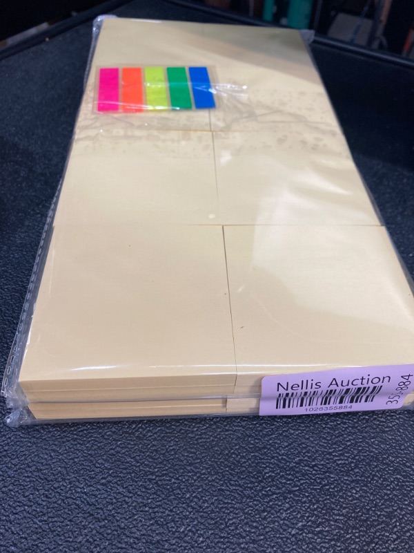 Photo 2 of (16 Pack) Sticky Notes 3x3 in Canary Yellow, Clean Removal, Recyclable, Self-Stick Pads, Easy to Post for Home, Office, Notebook (2Pk)