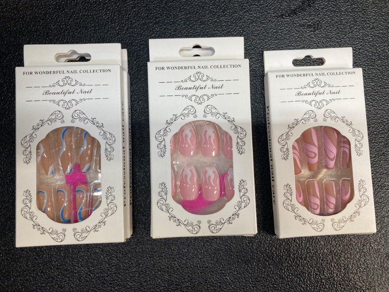Photo 1 of Eseres 24Pcs Nails for Wonderful Nail Collections (5Pk) *** Mixed Bundle ***