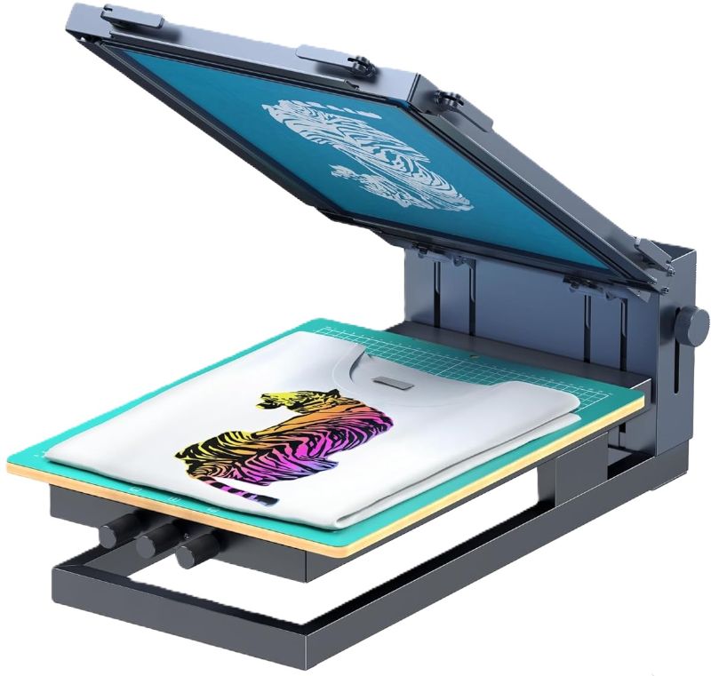 Photo 1 of xTool Screen Printing Machine Multi-Color Kit, Screen Printing Kit with Pre-Coated Screen, Revolutionary Screen Printing Solution, Screen Printer for T-Shirts Small Business Gifts(Laser Not Included)
