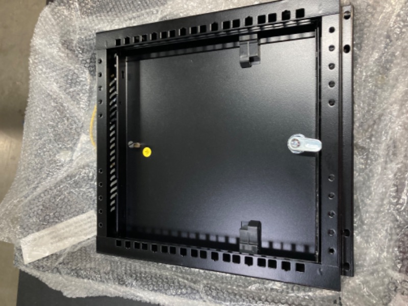 Photo 4 of 6U Wall Mount Server Cabinet Network Rack Enclosure Locking Glass Door by Tedgetal