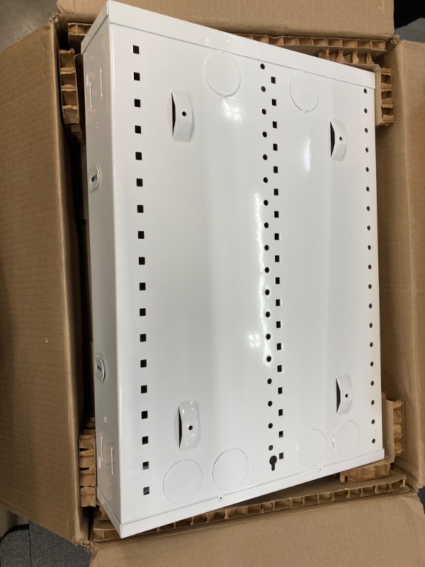 Photo 4 of Legrand - OnQ, Cable Management, Structured Media Enclosure, In-Wall Enclosure, 20 inch, Glossy White, EN2080 20 inch Enclosure ONLY