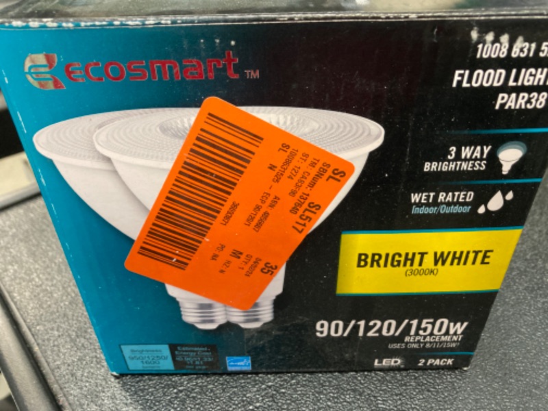 Photo 3 of 90/120/150-Watt Equivalent PAR38 3-Way Flood Energy Star Dimmable CEC LED Light Bulb 3000K Bright White/Silver *** Mixed Light Bundle ***