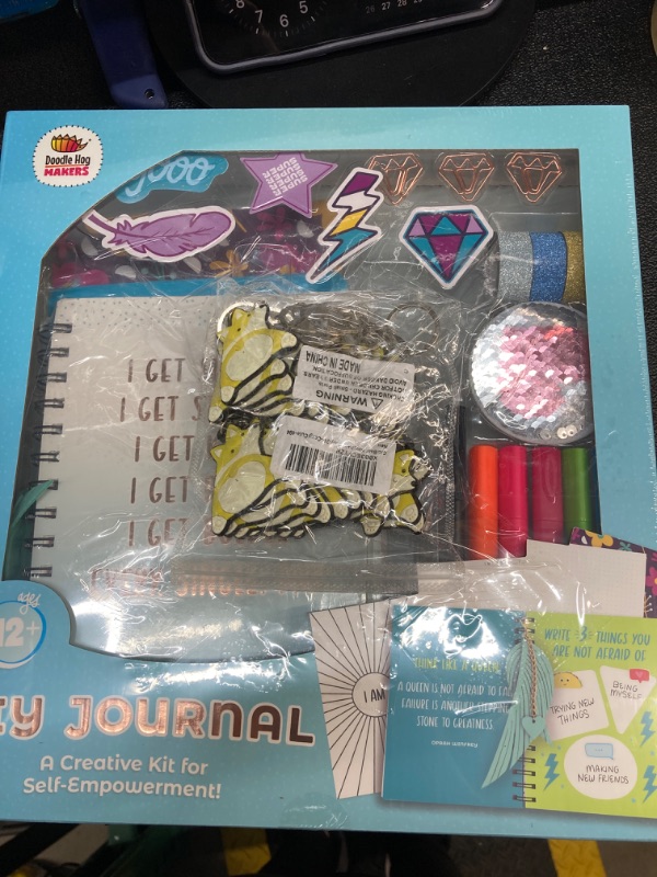 Photo 6 of DIY Journal Kit for Girls-Journal for Girls, Teens, Tween-Gifts for Teen Girls 8-14 Years Old-Cool Birthday Gifts for Girls-Stationery Set, Scrapbook & Diary Supplies Set, Journaling Art Crafts Kit Empowerment Journal Kits/CiciBear 24 Pack Corgi Keychains