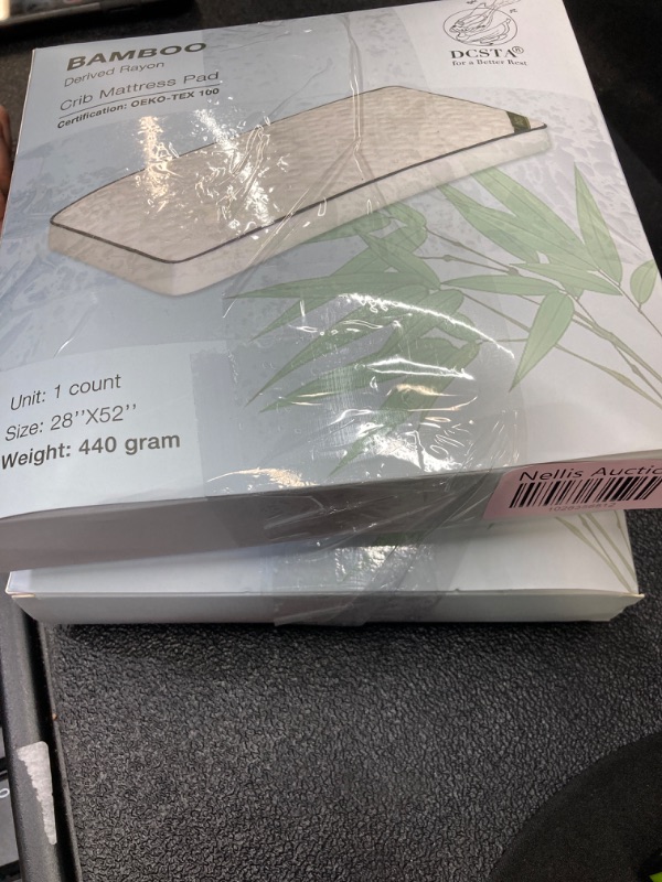 Photo 1 of Crib Mattress Cover Topper Baby Infant Waterproof Bamboo Derived Rayon 28"x52" - 2pk.