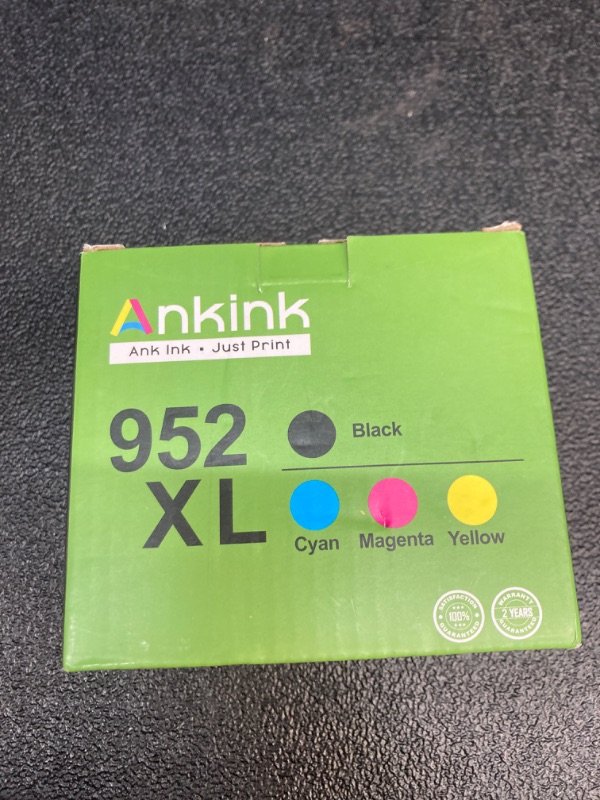 Photo 1 of 952xl Ink Cartridges Combo Pack for HP 8710 7740 Printers for HP 952 XL Work with Officejet Pro 8720 8702 8210 7720 8715 8730 8740 8216 8725 8700 8200 Printers (Black Cyan Magenta Yellow 4 Pack)