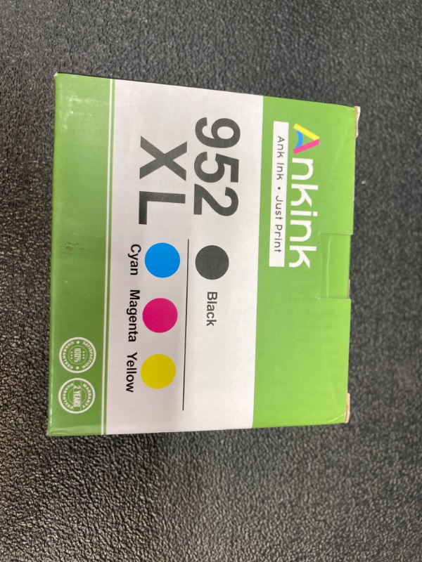 Photo 2 of 952xl Ink Cartridges Combo Pack for HP 8710 7740 Printers for HP 952 XL Work with Officejet Pro 8720 8702 8210 7720 8715 8730 8740 8216 8725 8700 8200 Printers (Black Cyan Magenta Yellow 4 Pack)