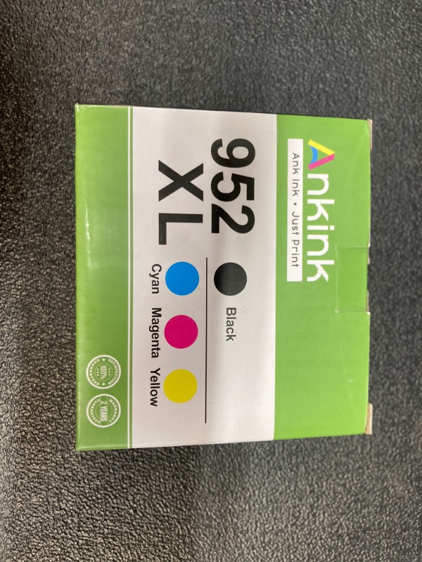 Photo 2 of 952xl Ink Cartridges Combo Pack for HP 8710 7740 Printers for HP 952 XL Work with Officejet Pro 8720 8702 8210 7720 8715 8730 8740 8216 8725 8700 8200 Printers (Black Cyan Magenta Yellow 4 Pack)