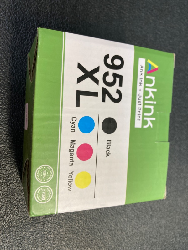 Photo 2 of 952xl Ink Cartridges Combo Pack for HP 8710 7740 Printers for HP 952 XL Work with Officejet Pro 8720 8702 8210 7720 8715 8730 8740 8216 8725 8700 8200 Printers (Black Cyan Magenta Yellow 4 Pack)