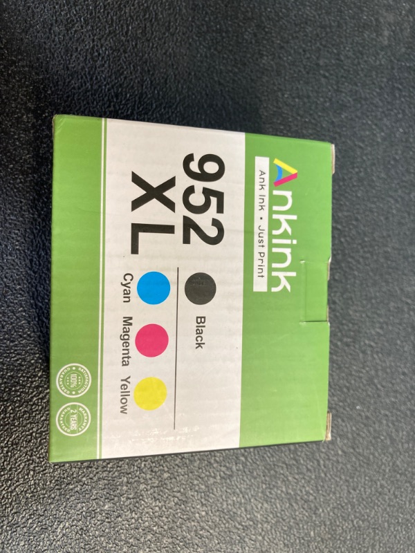 Photo 2 of 952xl Ink Cartridges Combo Pack for HP 8710 7740 Printers for HP 952 XL Work with Officejet Pro 8720 8702 8210 7720 8715 8730 8740 8216 8725 8700 8200 Printers (Black Cyan Magenta Yellow 4 Pack)