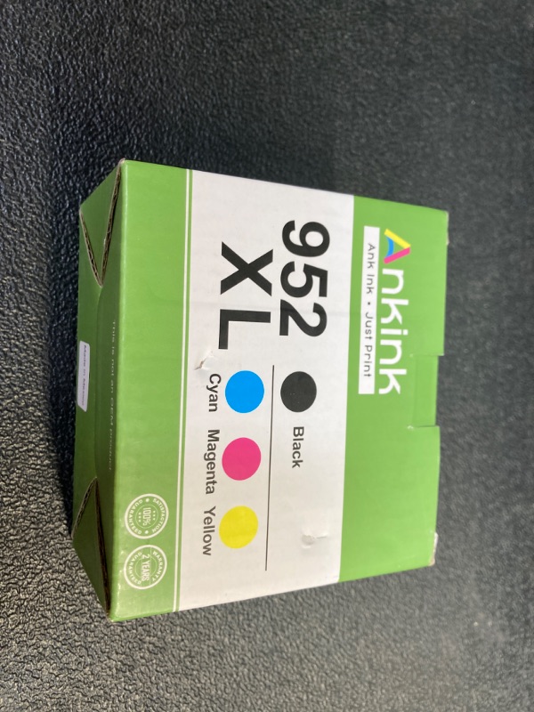 Photo 2 of 952xl Ink Cartridges Combo Pack for HP 8710 7740 Printers for HP 952 XL Work with Officejet Pro 8720 8702 8210 7720 8715 8730 8740 8216 8725 8700 8200 Printers (Black Cyan Magenta Yellow 4 Pack)