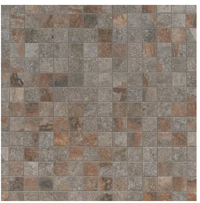 Photo 1 of Dominion Iron Gray 11.81 in. x 11.81 in. Matte Porcelain Floor and Wall Mosaic Tile (0.97 sq. ft./Each)
