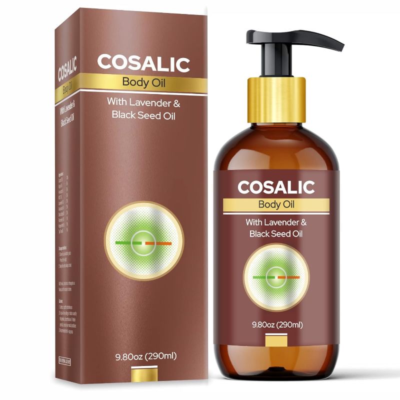 Photo 1 of Cosalic After Bath Pre Bath Moisturizing Body Oil with Goodness of 10 Natural Oils for Body Psoriasis, Very Dry Skin, Flaky & Itchy Skin Moisturizer for Men & Women-290ML | 9.80 Oz