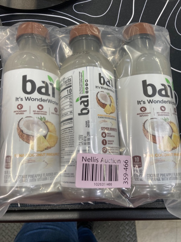 Photo 2 of **3 Pack** Bai Cocofusions Puna Coconut Pineapple, Antioxidant Infused Beverage, 18 Fl Oz Puna Coconut Pineapple 1 Count (Pack of 1)