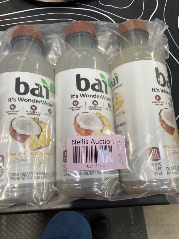 Photo 2 of **3 Pack** Bai Cocofusions Puna Coconut Pineapple, Antioxidant Infused Beverage, 18 Fl Oz Puna Coconut Pineapple 1 Count (Pack of 1)