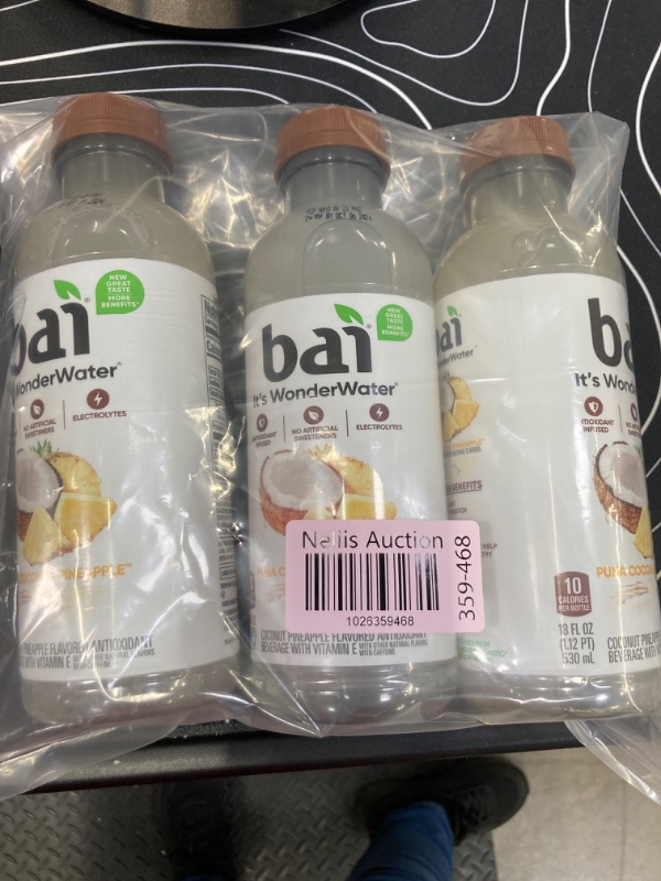 Photo 2 of **3 Pack** Bai Cocofusions Puna Coconut Pineapple, Antioxidant Infused Beverage, 18 Fl Oz Puna Coconut Pineapple 1 Count (Pack of 1)