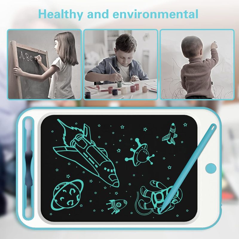 Photo 1 of Richgv 10 inches LCD Writing Tablet for Kids, Doodle Board Drawing Tablet Kids LCD Board Digital Writing Pad with Memory Lock Educational Learning Toys Gifts for 3 4 5 6 7 8 9 Years Old Boys Girls