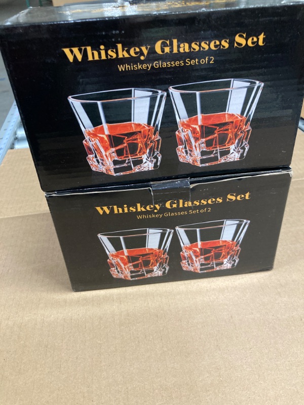 Photo 3 of 
PARACITY Whiskey Glasses Set of 2, 10 OZ Old Fashioned Cocktail Glass, Whiskey Glasses, Bourbon Glasses, Glasses for Scotch, Liquor Vodka, Bourbon, Whiskey... pack 2