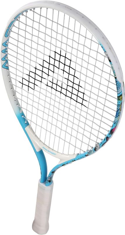 Photo 1 of Kids Tennis Racket for Junior Toddlers Starter Kit 17-25" for Girl Pink and Boy Yellow with 420D Nylon Shoulder Strap Bag