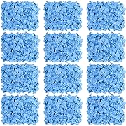 Photo 1 of Auihiay 12 Packs Flower Wall Panel Decor, 12 x 16 inches Light Blue Floral Wall, Artificial Hydrangea Flower Wall Panels for Photos, Home, Wedding, Bridal Shower, Party Decors