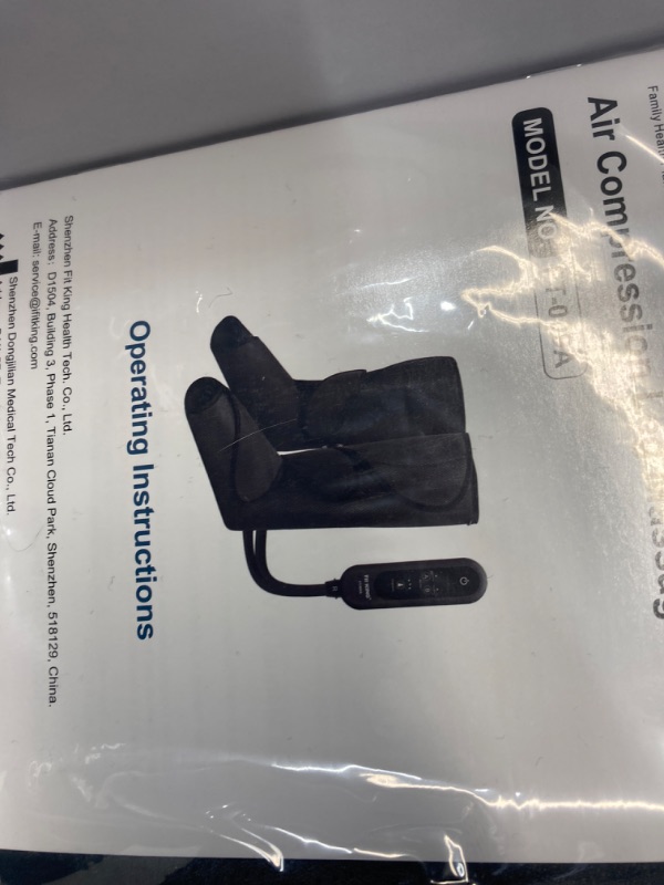 Photo 1 of FIT KING Leg Air Massager for Circulation and Relaxation Foot and Calf Massage with Handheld Controller 3 Intensities 2 Modes (with 2 Extensions)- FSA HSA Eligible