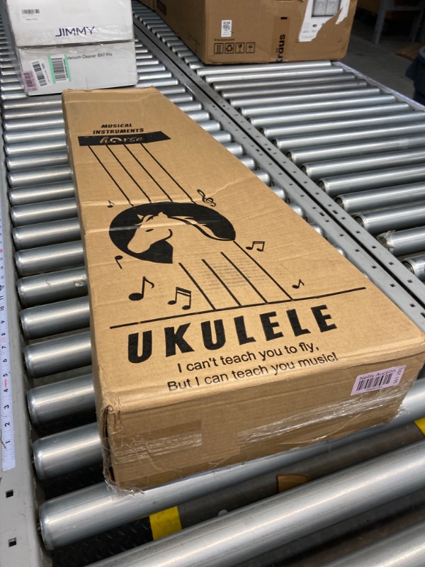 Photo 4 of Baritone Ukulele, 30 Inch Professional Musical Instrument Ukelele for Adults Horse Uke Beginner Kit W/Gig Bag Strap OEM Strings Hawaiian Guitar Ukalalee Yukalalee Ukalele Yukelele