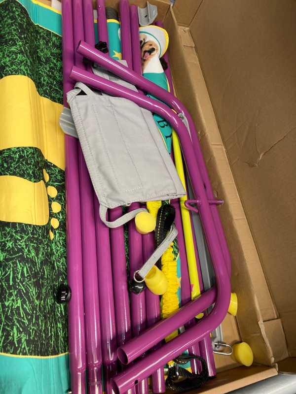 Photo 1 of EL&IT·Wings Baby Jumper with Stand, Height-Adjustable Baby Jumpers and Bouncers, Baby Exerciser Suitable for 6-24 Months,Easy to Assemble?Wise Gift Choice for Infant & Toddler (Soft Rug Include) standard Purple