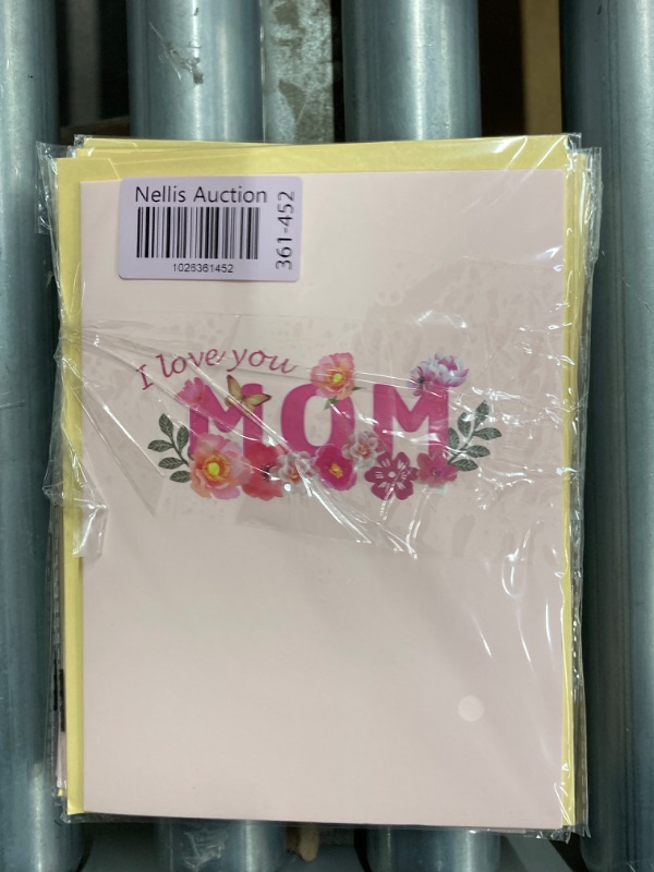 Photo 2 of *** 5 COMBO PACK ** Crafterlife Best Mom Ever Mother's Day Greeting Card, Flower 3D Pop Up Card with Envelope & Blank Message Card,Gift for Mother's Day Mother Birthday Anniversary Thank You Thinking of Mom