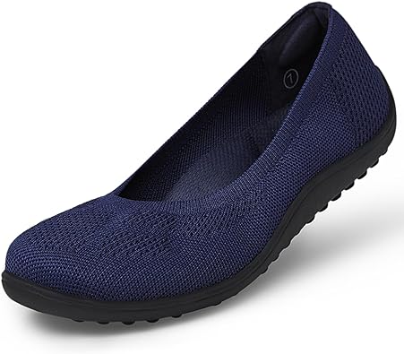 Photo 1 of Bacia Wide Toe Box Shoes, Women Flats With Arch Support Shoes For Bunions Women, Comfortable Dressy Casual Slip On Shoes
