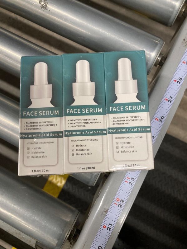 Photo 1 of 3 Pack Hyaluronic Acid Serum Moisturizing for Face Anti-Wrinkle (1FL.OZ)