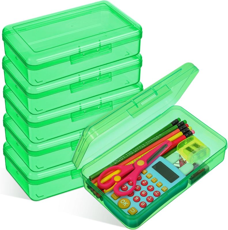 Photo 1 of Glenmal Plastic Pencil Boxes 4pc 