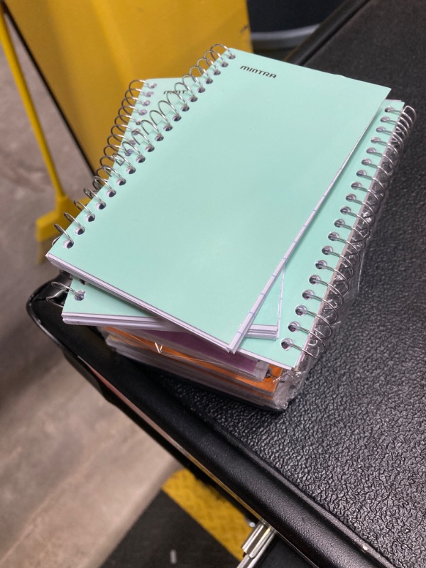 Photo 1 of EOOUT 12 Pack Small Spiral Notebook Pocket Notebooks Memo Pads 3x5 Inches Small Notepads Lined College Ruled Paper, 12 Assorted Colors 60 Sheet Mini Pads for Home Office and School Accessories
