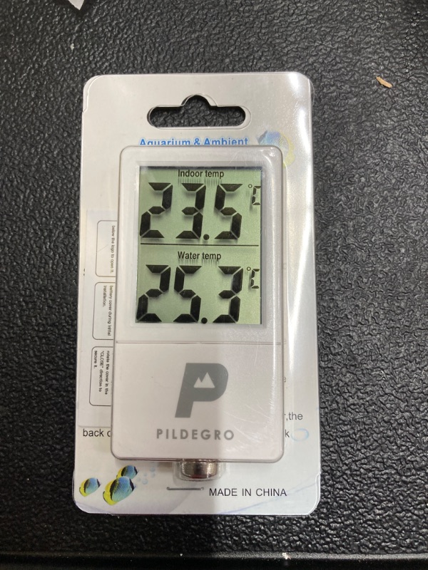 Photo 2 of Aquarium and Ambient Temperature in and Out Digital Thermometer
