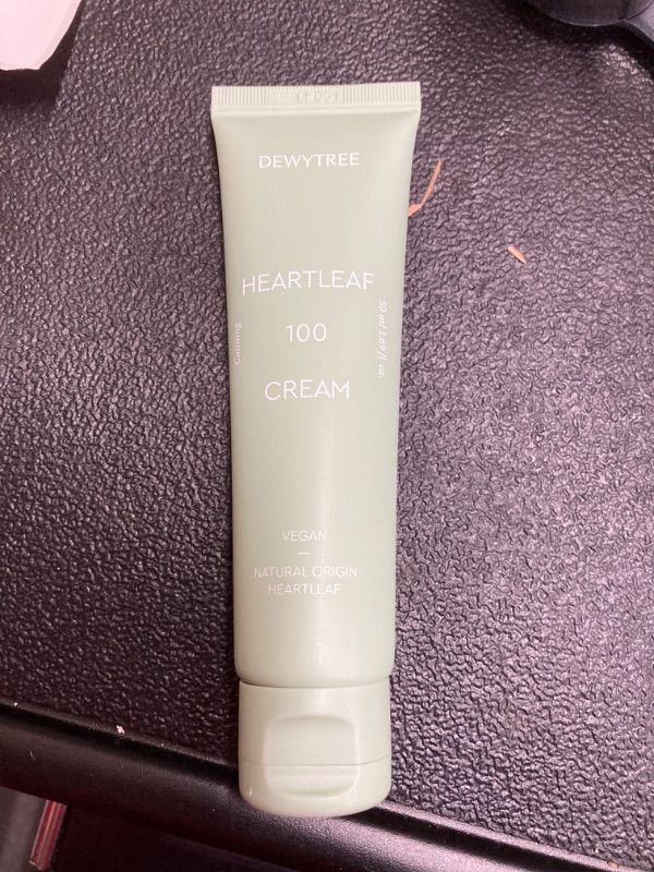 Photo 2 of Dewytree Heartleaf 100 Cream, Vegan Soothing & Moisturizing Face Cream with Centella Asiatica & Hyaluronic Acid, Strengthen Moisture Barrier & pH Balancing for Sensitive Skin, 1.69oz.
