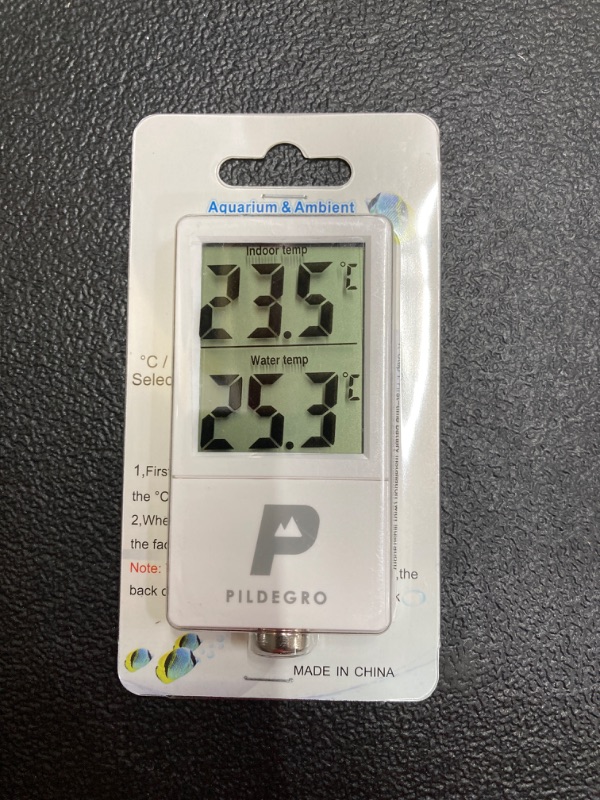 Photo 2 of Aquarium and Ambient Temperature in and Out Digital Thermometer
