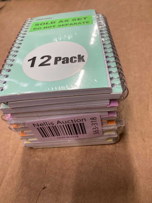 Photo 3 of Mintra Office Memo Pads, (5x7 Side Spiral 4pk - Pastel), Note Pad Paper For Taking Notes And Reminders, Work, Business, Desk, College, School, Organization, Planning