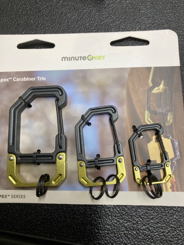 Photo 2 of Apex by Minute Key 3-Pack 3-in Trio Wire Carabiner
