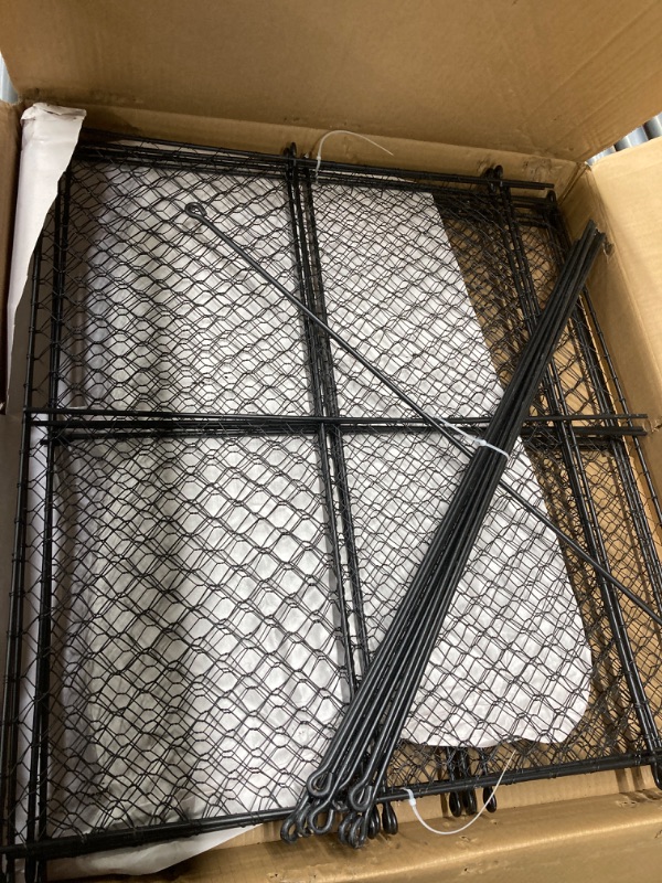 Photo 2 of (2 Packs) 27.5" L x 27.5" W x 20.5" H Chicken Wire Cloche Plant Protectors, Garden Bed Fencing, Protect Vegetables, New Plants/Shrubs 27.5"L x 27.5"W x 20.5"H, 2 Pk