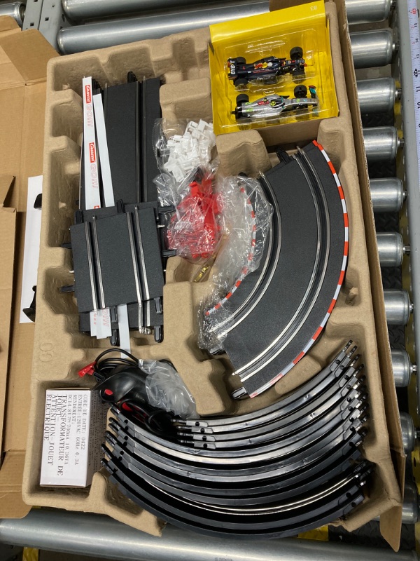 Photo 2 of Carrera GO!!! 62548 Max Performance Electric Powered Slot Car Racing Kids Toy Race Track Set Includes 2 Hand Controllers and 2 Cars in 1:43 Scale