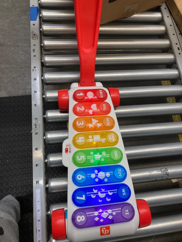 Photo 2 of Fisher-Price Giant Light-Up Xylophone, Pretend Musical Instrument Electronic Pull Toy with Educational Songs for Baby and Toddlers SIOC Ships in Own Container