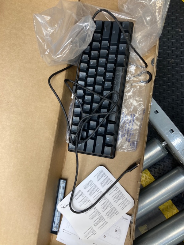 Photo 1 of HyperX Alloy Origins 60 - Mechanical Gaming Keyboard, Ultra Compact 60% Form Factor, Double Shot PBT Keycaps, RGB LED Backlit, NGENUITY Software Compatible - Linear HyperX Red Switch,Black
