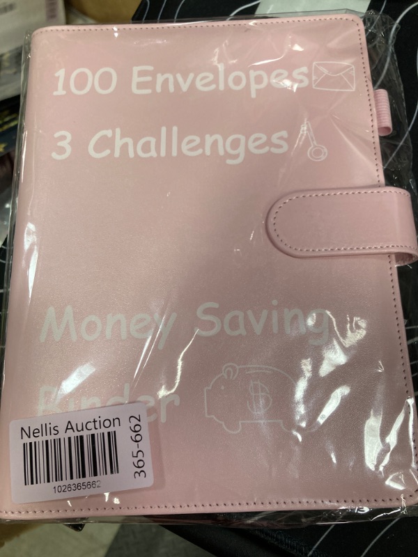 Photo 2 of 100 Envelopes Challenge Binder for Grils/Daughter/Female, Updated 3 Challenge Money Saving Binder with Cash Envelopes,A5 PU Leather Savings Challenges Book to Save $500, 5,050,$10,000 Budget Planner