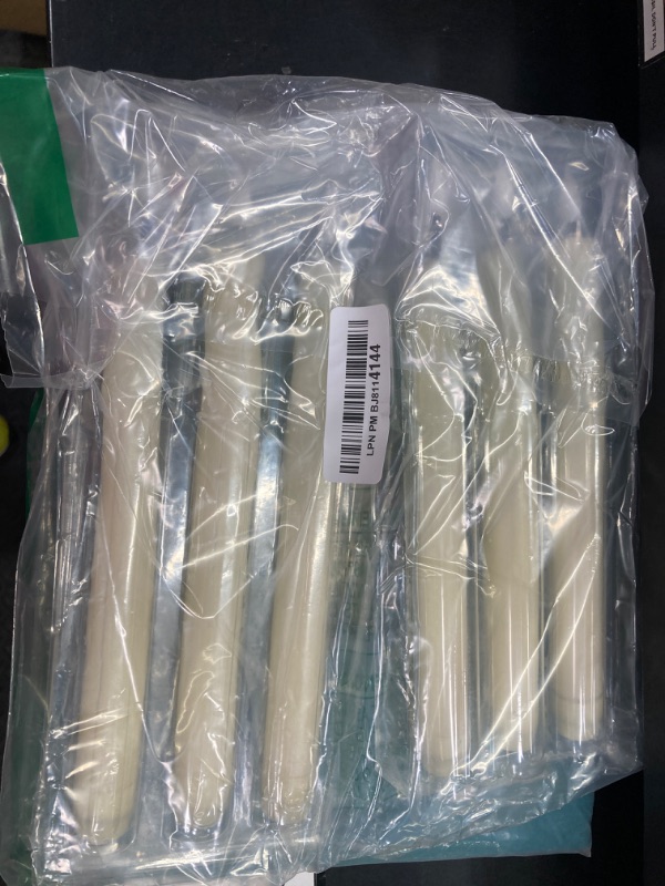 Photo 1 of Homemory Real Wax LED Flameless Taper Candles with Remote Timer, 9.6 Inches Ivory Candlesticks, Dripless Battery-Operated 3D Flickering Flame for Fireplace Xmas Halloween
