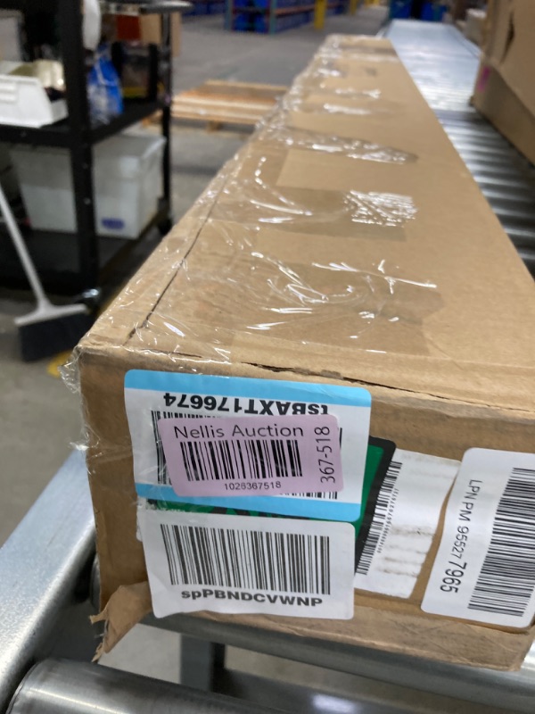 Photo 1 of angled fence panels using v inyl brackets & metal hinge