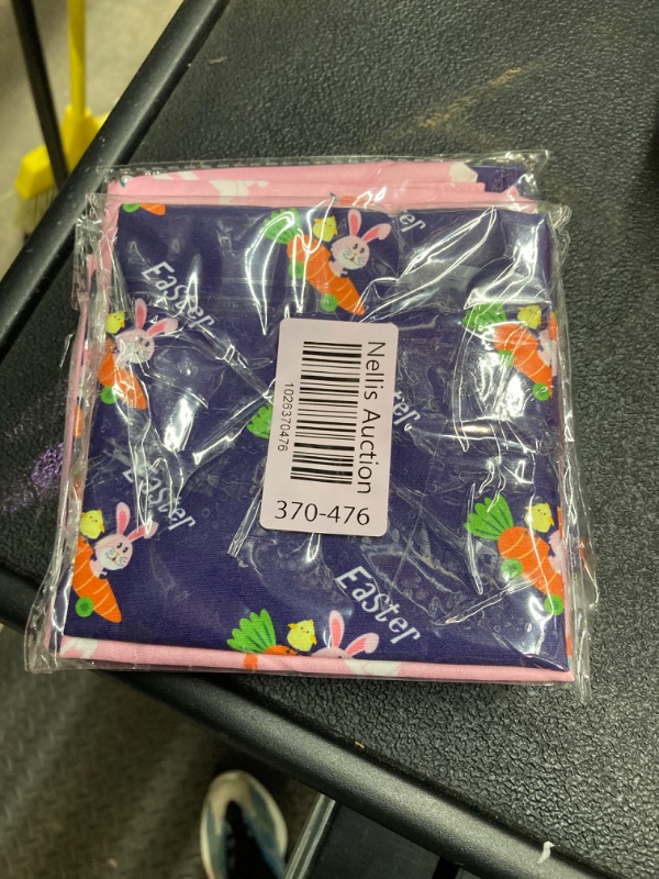Photo 1 of Dog Easter Bandana, Double Layer Reversible Pet Scarf Adjustable with Easter Bunny/Carrot/Chick Patterns, Happy Easter Dog Easter Outfit for Medium Large Dogs(Pink+Blue) Easter Pink + Blue pack of 3