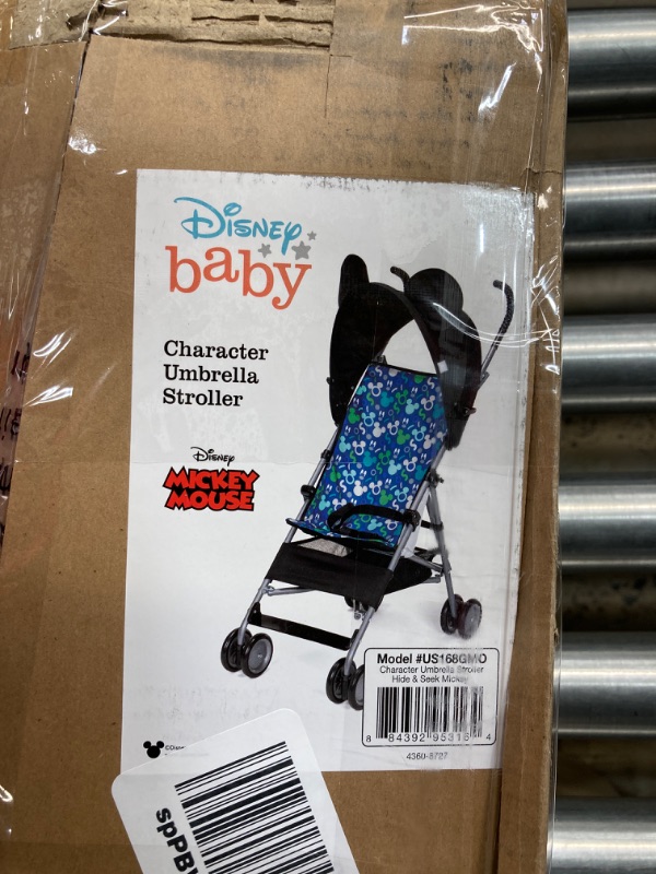 Photo 2 of Disney Baby Character Umbrella Stroller, Eye-catching, Fun, 3D Stroller, Hide & Seek Mickey