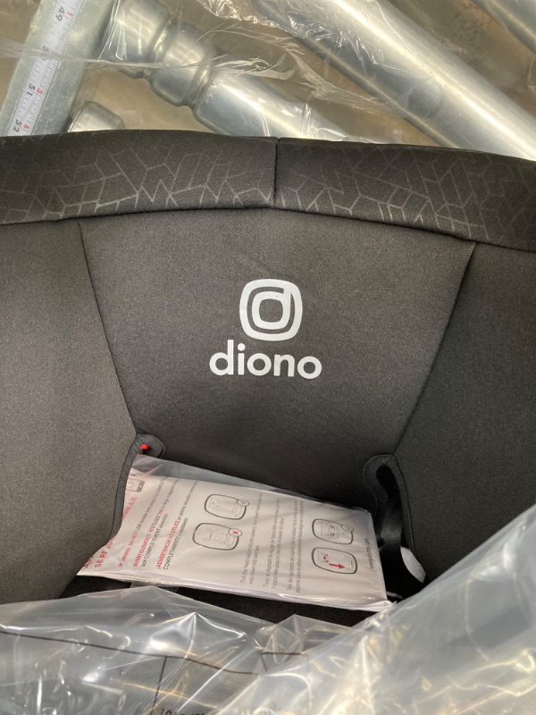 Photo 3 of Diono Monterey 2XT Latch 2 in 1 High Back Booster Car Seat with Expandable Height & Width, Side Impact Protection, 8 Years 1 Booster, Black 2XT Black